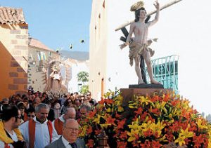 Fiestas de San Sebastián en Agüimes