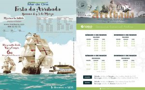 festa arribada baiona 2017, fiestas españa