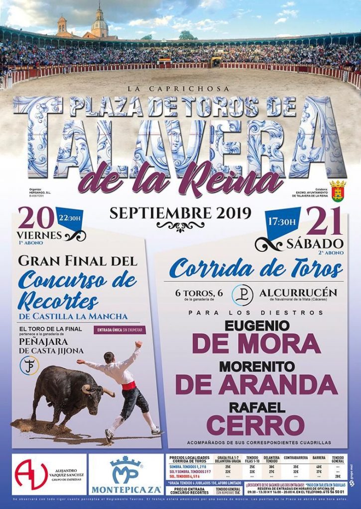 Festejos taurinos en Talavera de la Reina