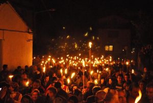 Fiesta Noche del Fuego en Tornavacas