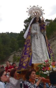 Romeria hacia la Casa de Cristo de Moratalla