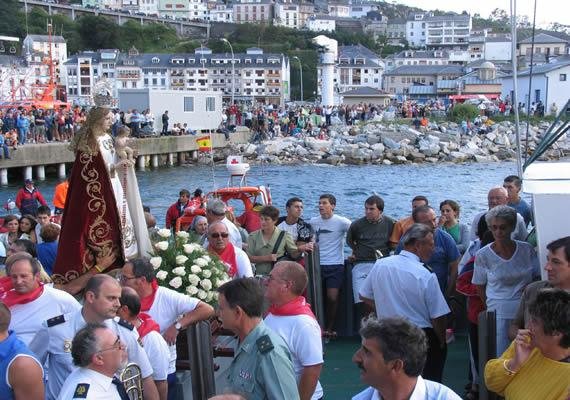 Resultado de imagen de Fiesta de Nuestra SeÃ±ora del Rosario (Luarca)