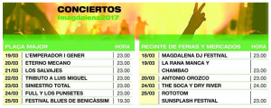concieros magdalena 2017, fiestas españa