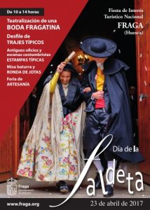 programa fiesta del Día de la Faldeta en Fraga