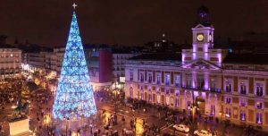 Fiesta de Navidad en Madrid