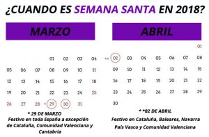 semana santa 2018