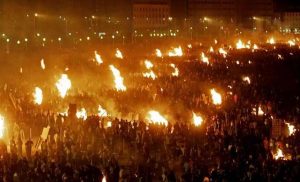 Hogueras de San Juan en A Coruña