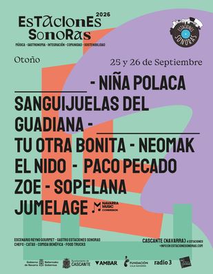 cartel ESTACIONES SONORAS OTOÑO 2026