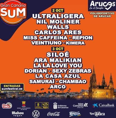 cartel Gran Canaria SUM Festival 2026