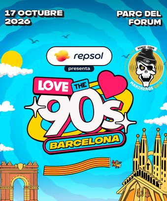 cartel LOVE THE 90S BARCELONA 2026
