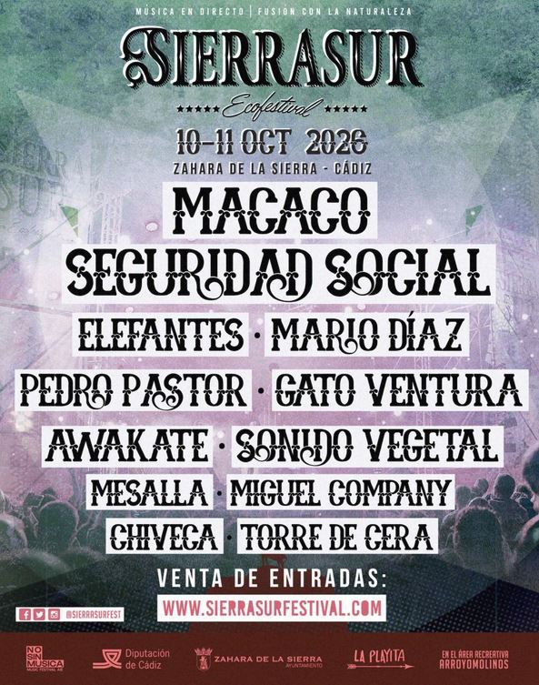 cartel SIERRASUR ECOFESTIVAL 2026